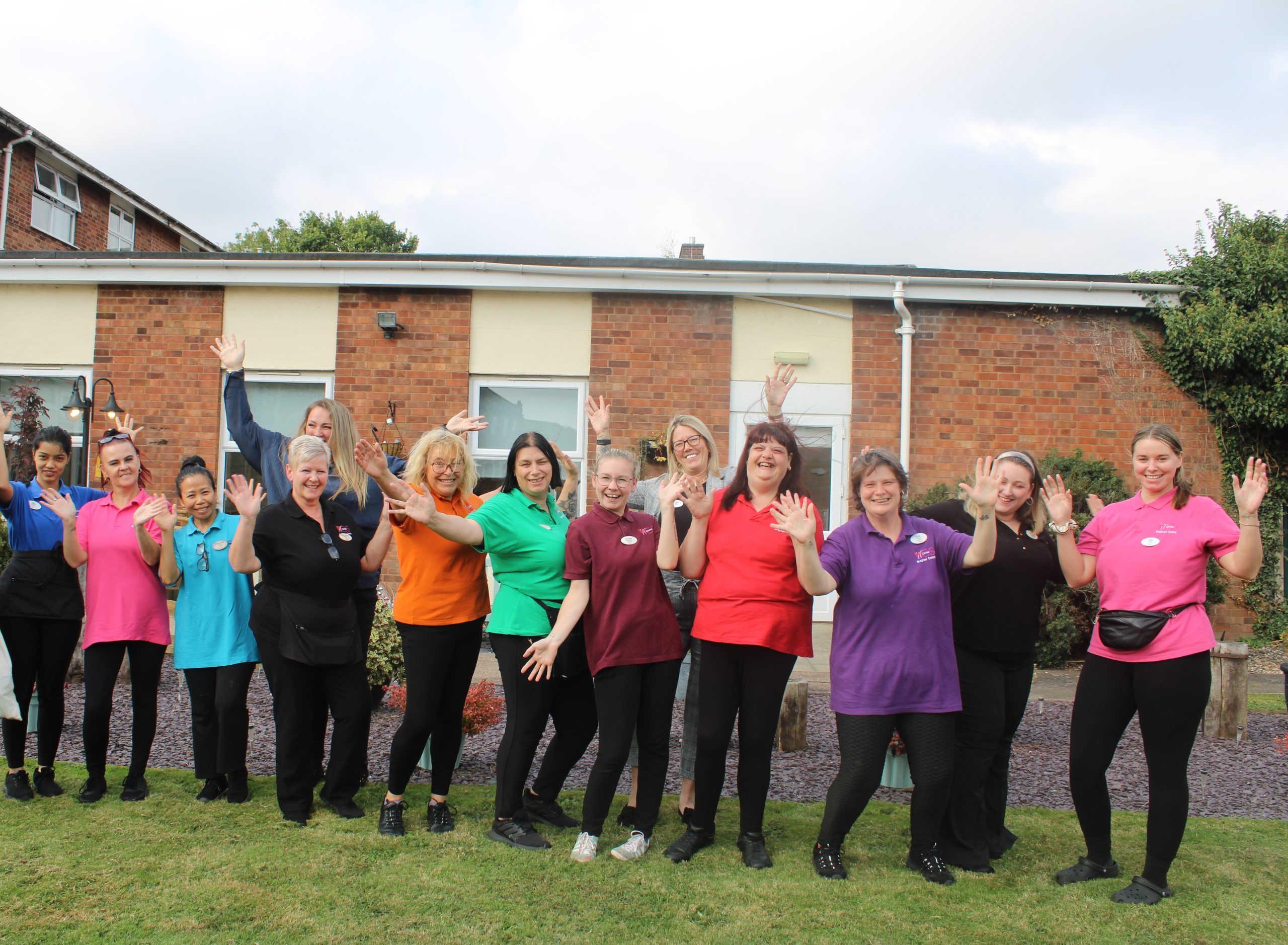 Team photo for staff at Drayton Court