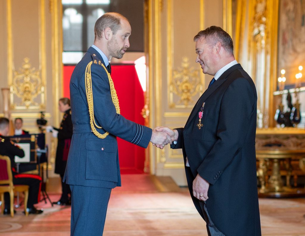 Chief Executive Presented with OBE for Services to Care Home Residents